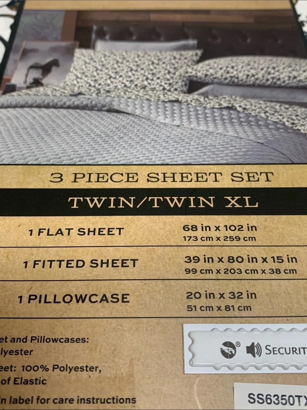 FRYE and CO Bedding TWIN/TWIN XL 3-Piece Set College Dorm NWT